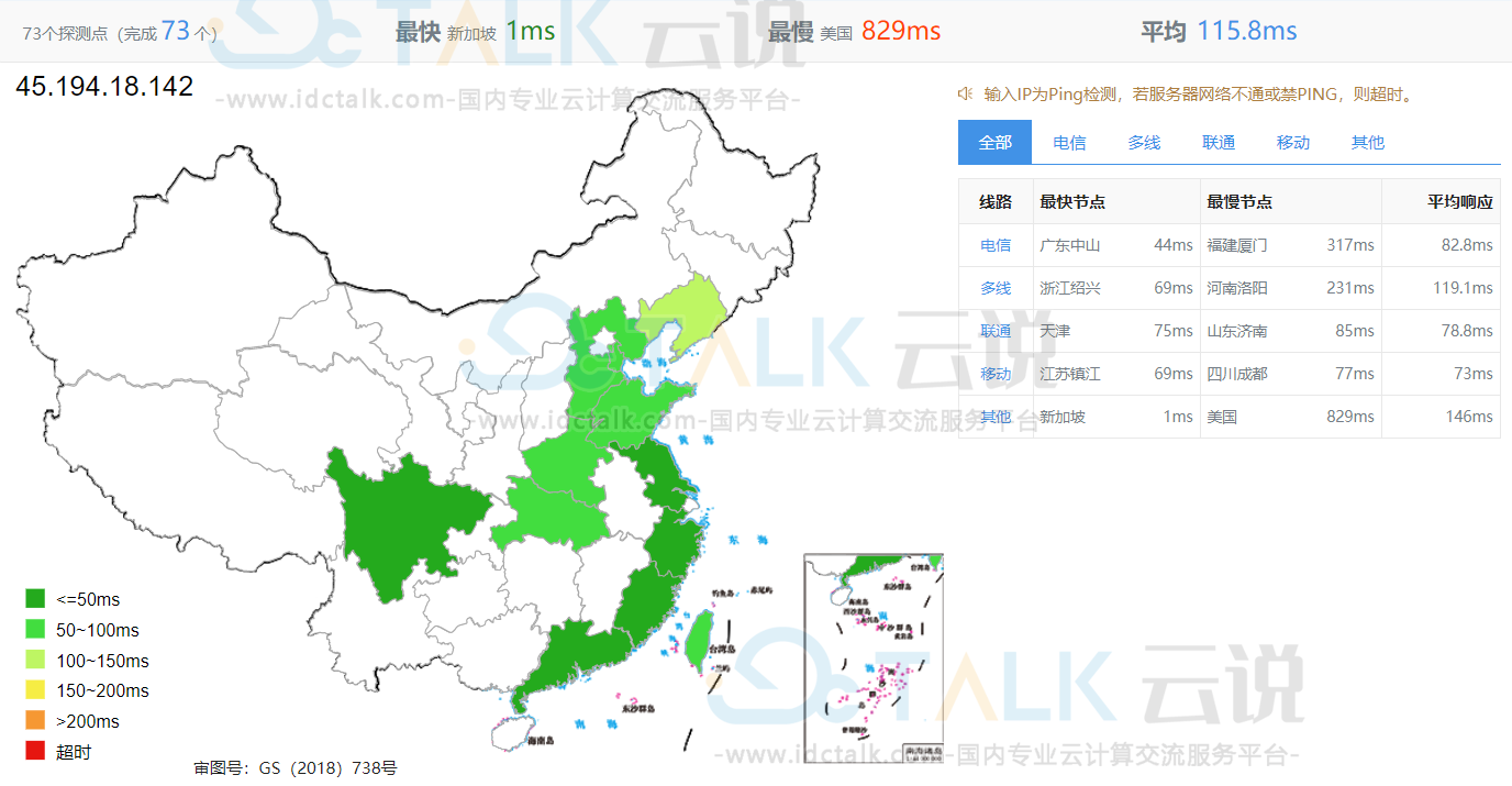 Ping延迟效果