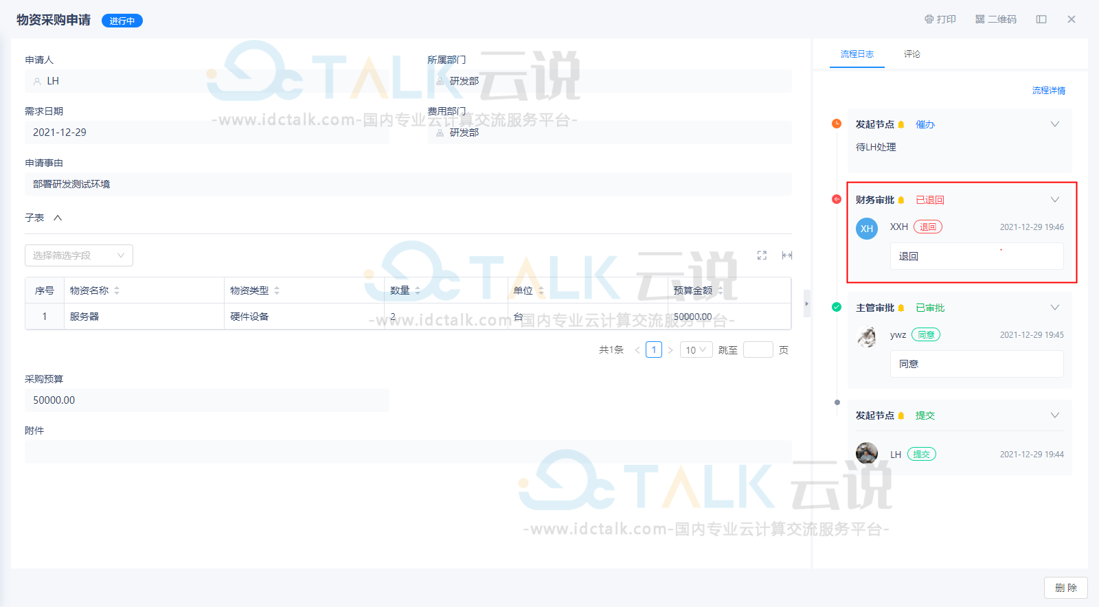 什么是氚云流程加签？什么是氚云流程退回？