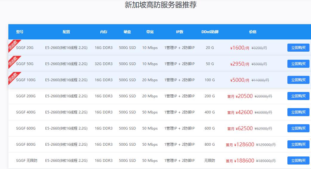 新加坡高防服务器怎么样？新加坡高防服务器多少钱？