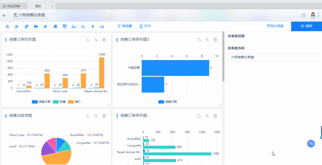 氚云仪表盘是什么？如何新建氚云仪表盘？