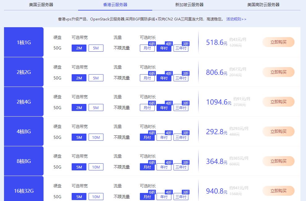 华纳云双十二爆品专场 0penStack云服务器仅需24元/月