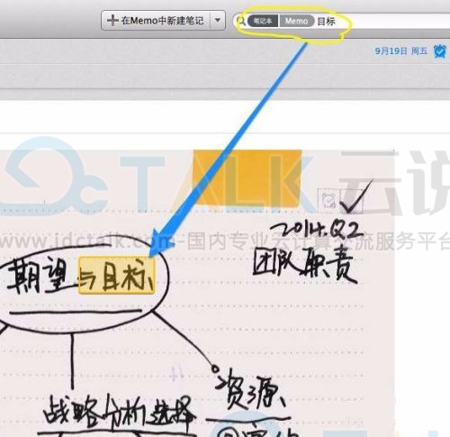 如何使用印象笔记搜索功能？