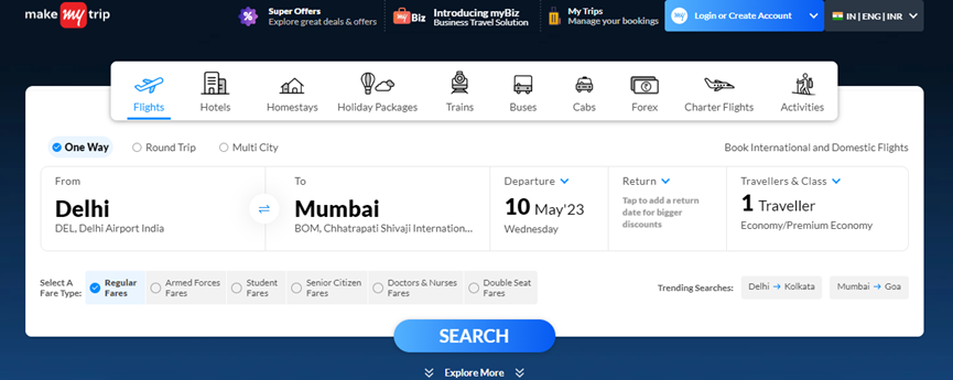 MakeMyTrip