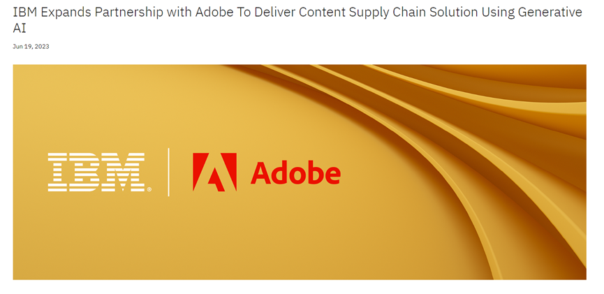 IBM扩大与Adobe合作