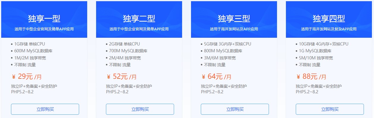 硅云虚拟主机价格