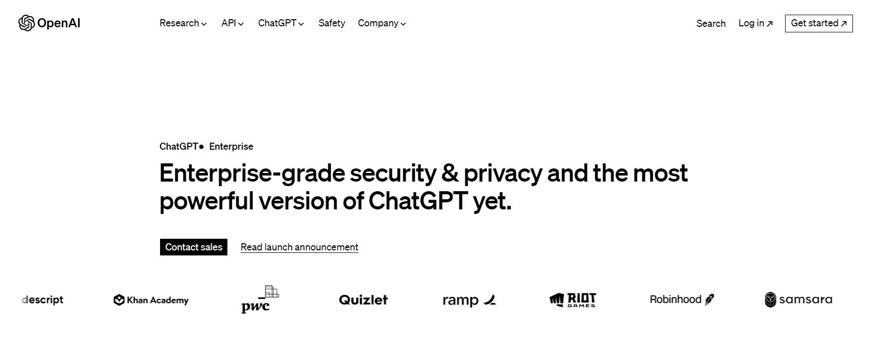 企业版ChatGPT