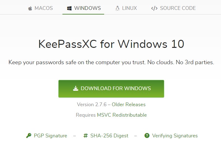 KeePassXC下载