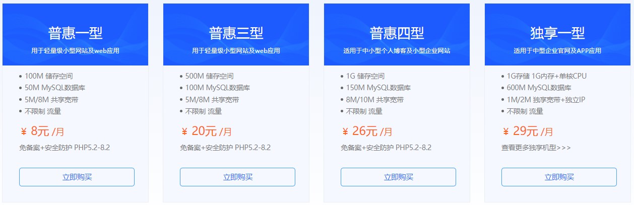 硅云虚拟主机价格