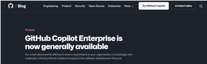 ChatGPT编程时代：GitHub Copilot Enterprise正式全面发布