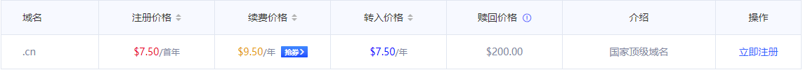 .cn域名