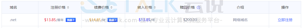 .net域名