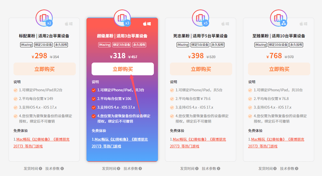 iMazing价格