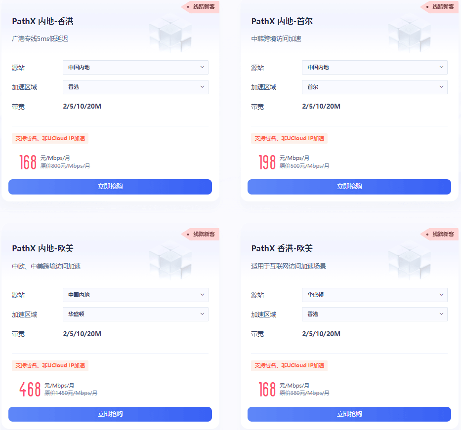 UCloud全球动态加速
