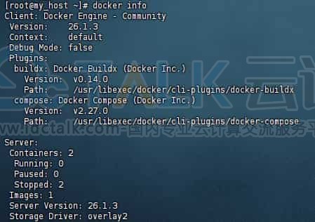 Docker安装结果