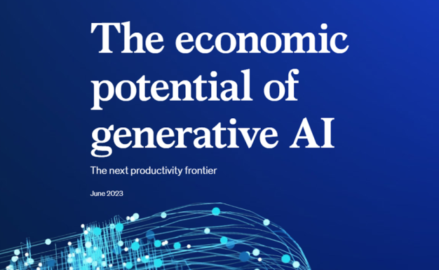 麦肯锡发布《生成式AI经济潜力》报告 探讨生成式AI对全球经济的影响