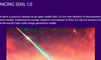 开源文本生成图片模型SDXL 1.0发布