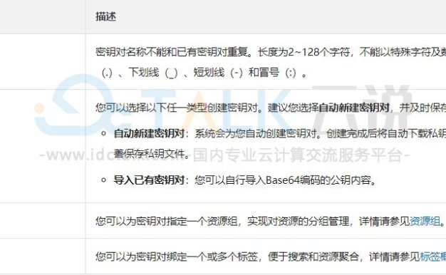 阿里云服务器如何创建SSH密钥对