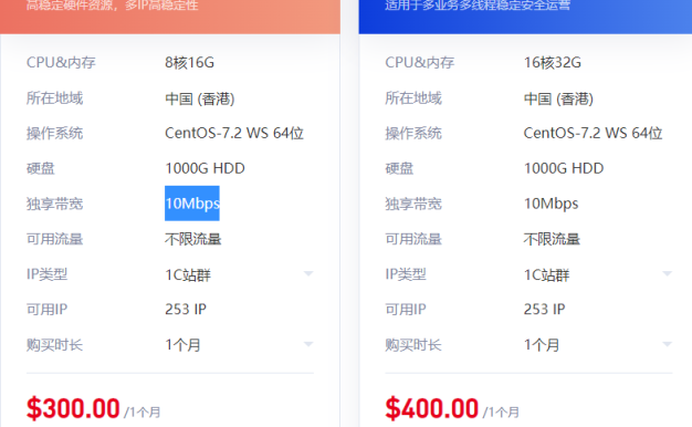 Gname站群服务器特殊定义的功能注意点介绍