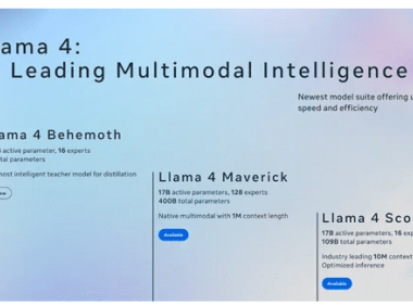 Meta发布最新开源AI大模型Llama 4