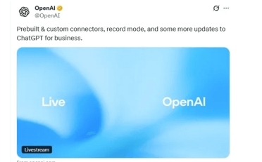 OpenAI宣布ChatGPT推出会议记录模式并支持MCP协议
