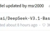 DeepSeek重磅开源V3.1-Base模型
